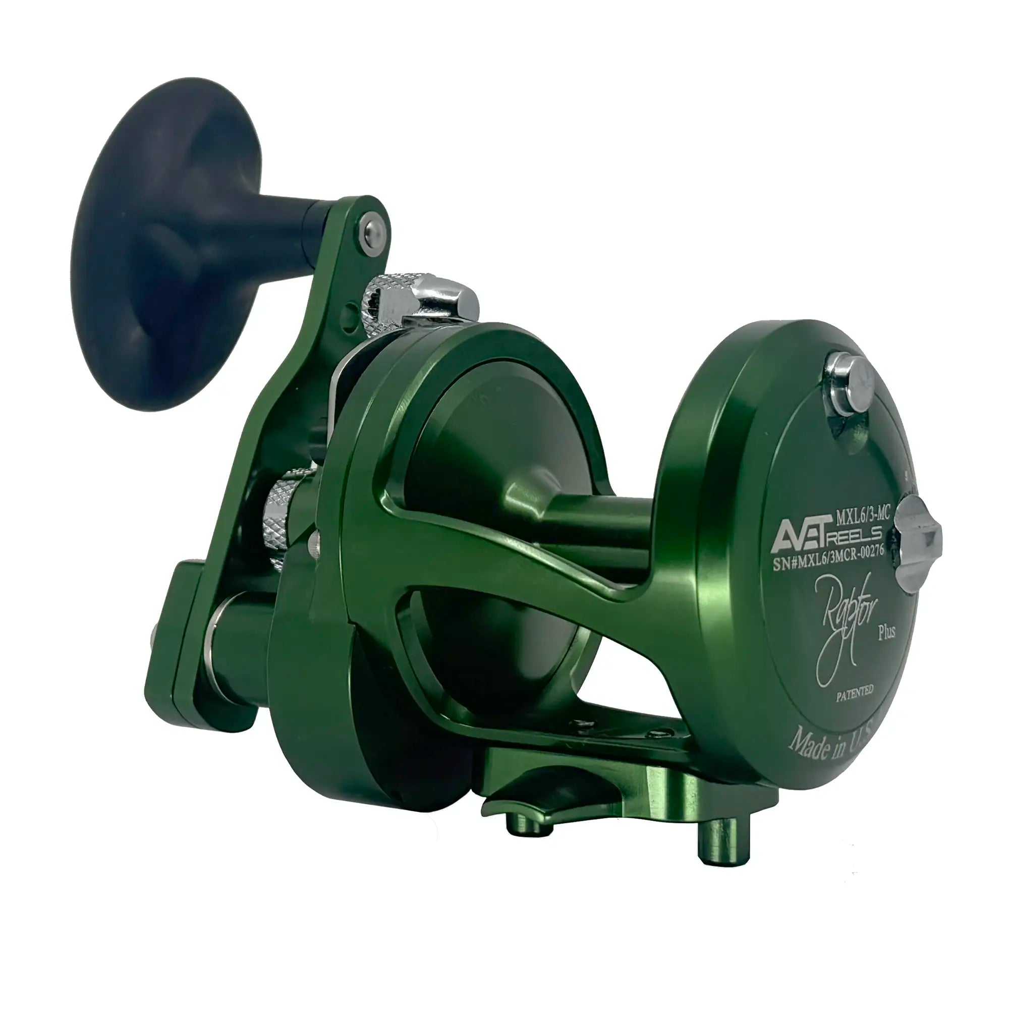 Avet MXL Raptor Plus 6/3 MC Two Speed Fishing Reel - Saltwater & Freshwater Fishing Gear for Offshore & Inshore Angling