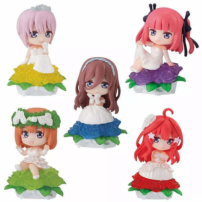 Bandai Hugcot Gashapon The Quintessential Quintuplets Part 2 - 5-Piece Anime Figure Collection Set - Perfect for Display, Anime Collectors & Nakano Sisters Fans