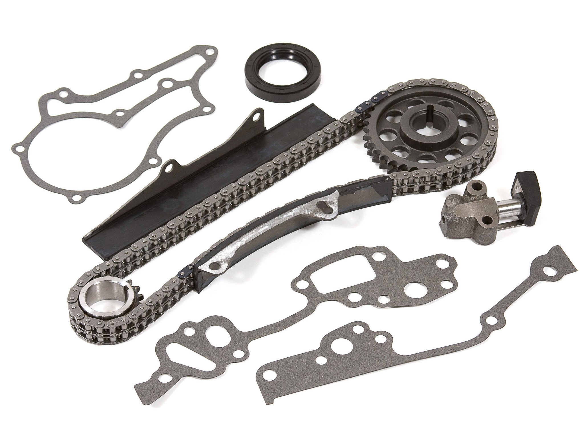 Evergreen TCK2001WOP Complete Timing Chain Kit for Toyota 20R - Includes Water Pump, Oil Pump & Timing Cover - Perfect for Engine Rebuilds & Performance Upgrades