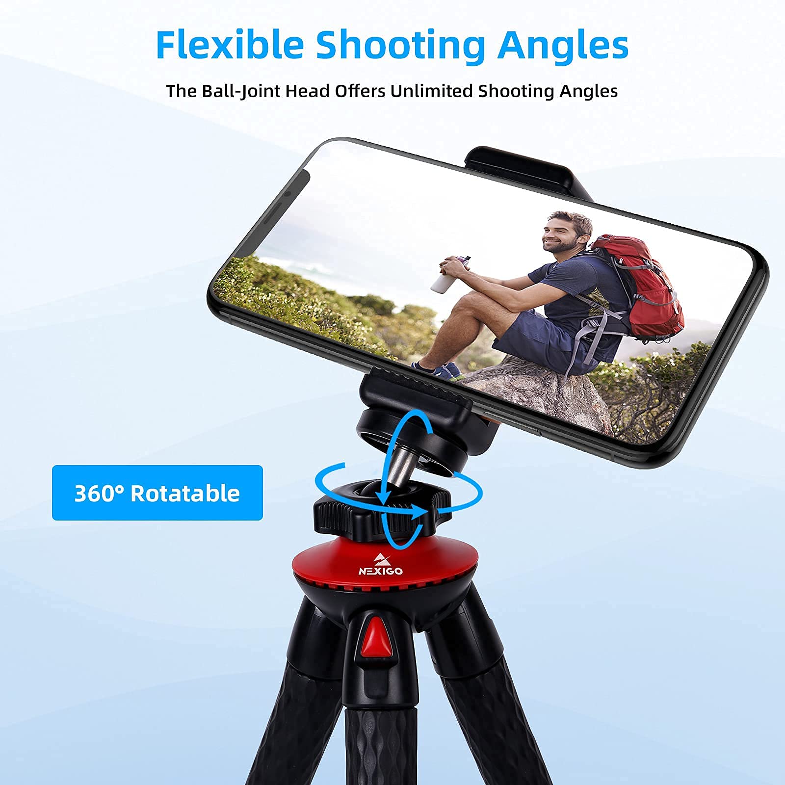NexiGo N950P 4K UHD 2160P Webcam with Remote Control - Sony Starvis Sensor, 5X Digital Zoom, Adjustable Tripod Stand - Compatible with Zoom/Skype/Teams - Perfect for Video Conferencing, Online Classes & Live Streaming (Mac & PC)
