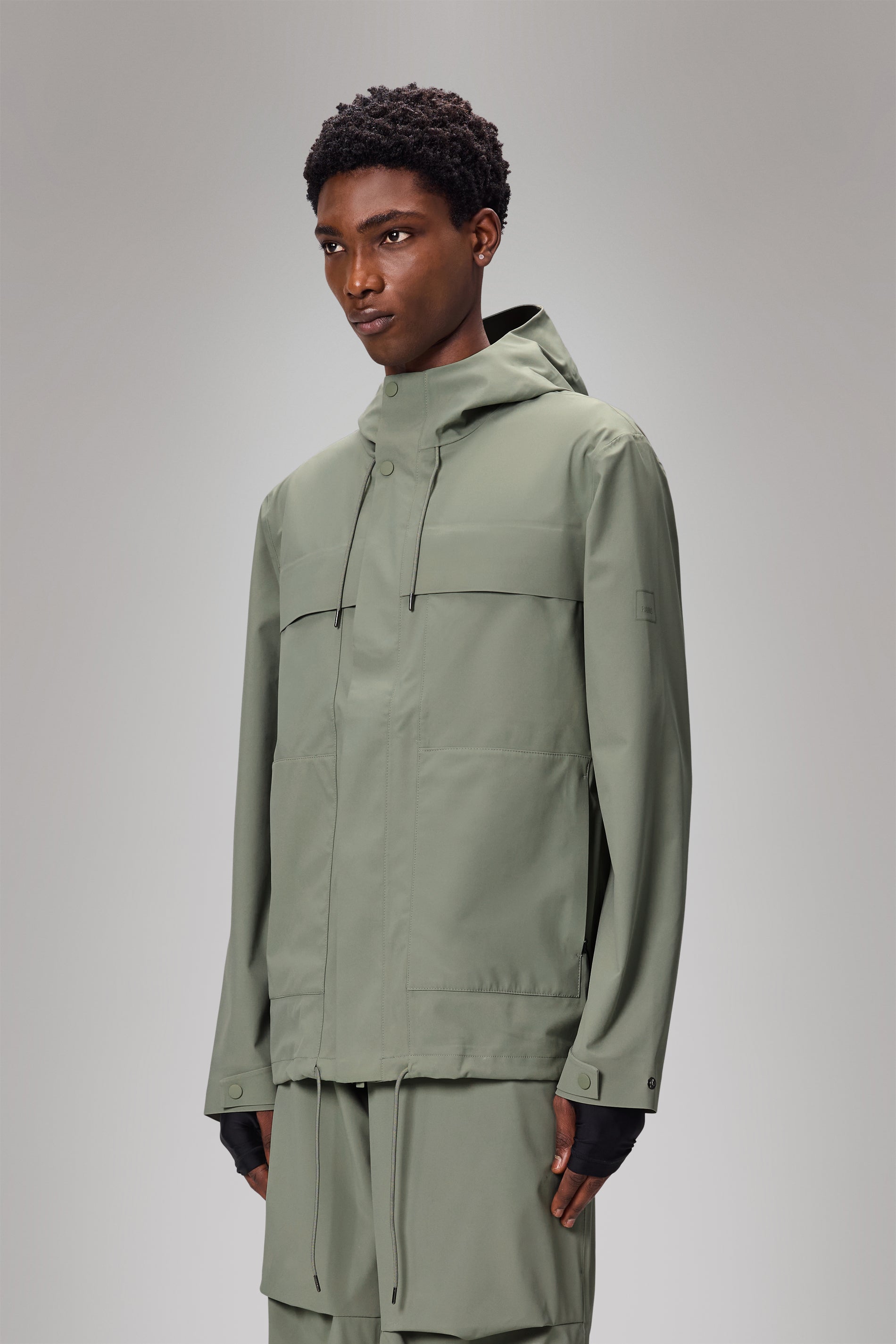 Suva Hardshell Cargo Jacket for Men - Waterproof Windbreaker with Multiple Pockets - Perfect for Hiking, Camping & Outdoor Adventures