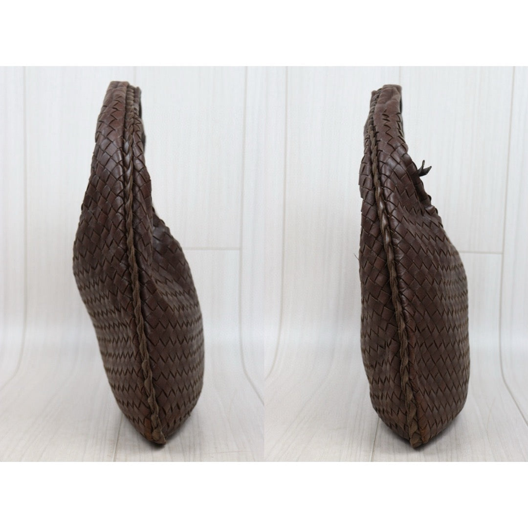 Bottega Veneta V25042417 Genuine Lamb Leather Braided Handbag - Pre-Owned Luxury Purse for Women | Perfect for Work, Evening Events & Special Occasions