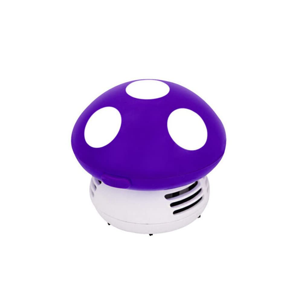 Mini Cute Mushroom Vacuum Cleaner for Home, Office & Car - Rose Red