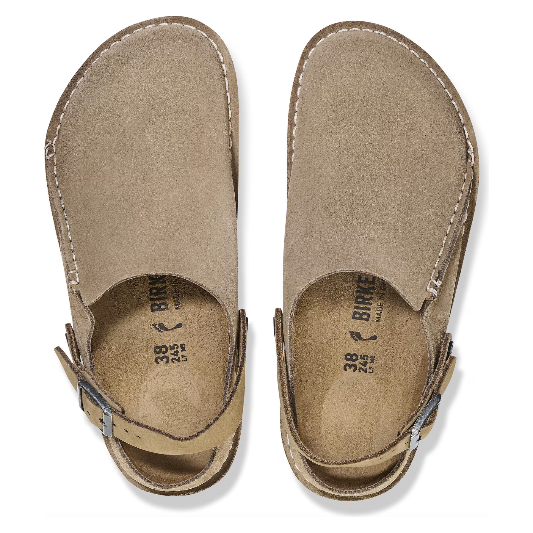 Birkenstock Women's Lutry Premium Suede Leather Sandals - Comfortable Arch Support for Walking, Travel & Everyday Wear