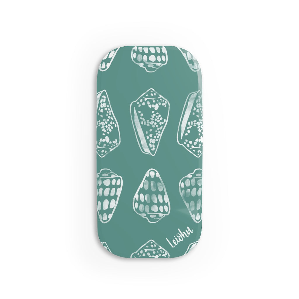 Shell Phone Grip - Non-Slip Phone Holder with Adhesive for All Smartphones - Perfect for One-Handed Use While Driving, Shopping & Taking Selfies
