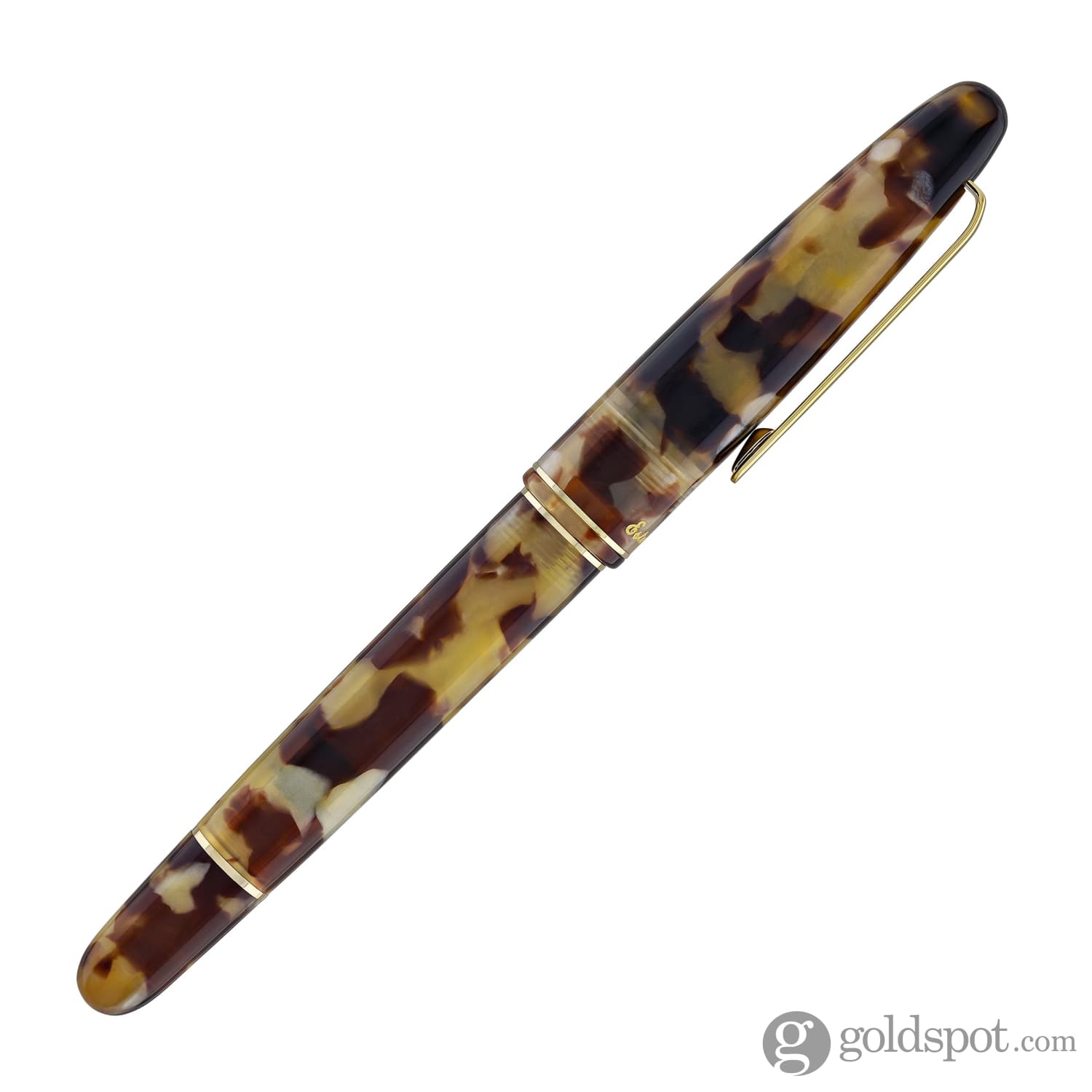 Esterbrook Estie Button Fill Fountain Pen - Tortoise Shell Design - Luxury Writing Instrument for Calligraphy, Journaling & Office Use