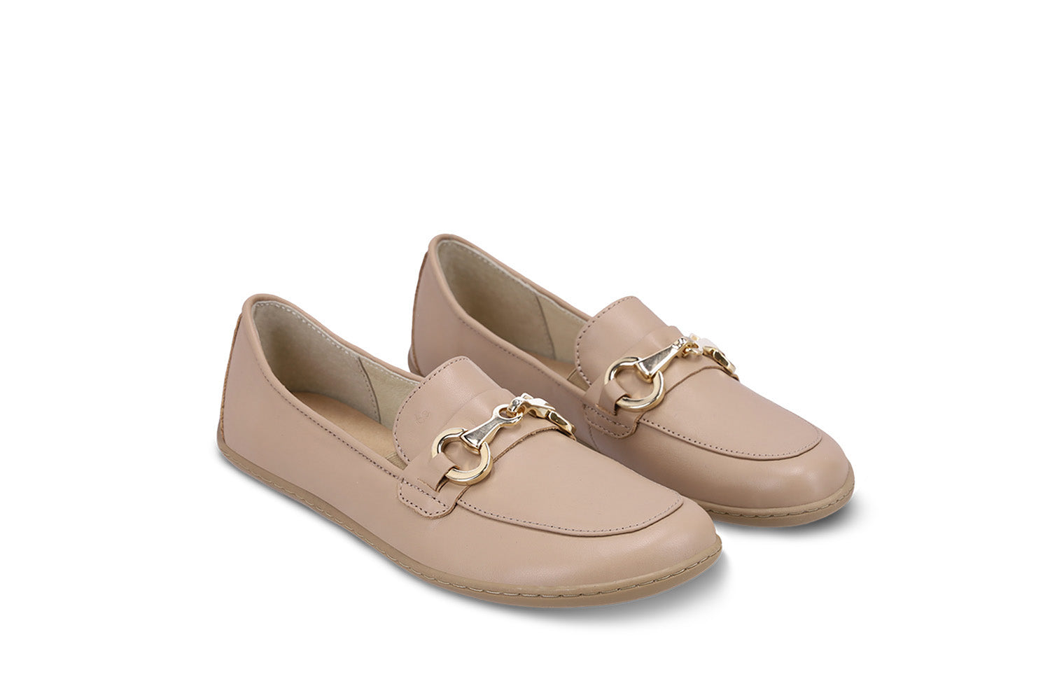 Barefoot Moccasins for Women - Be Lenka Viva Soft Leather Slip-On Shoes in Latte Brown | Comfortable Minimalist House Slippers for Indoor & Outdoor Use