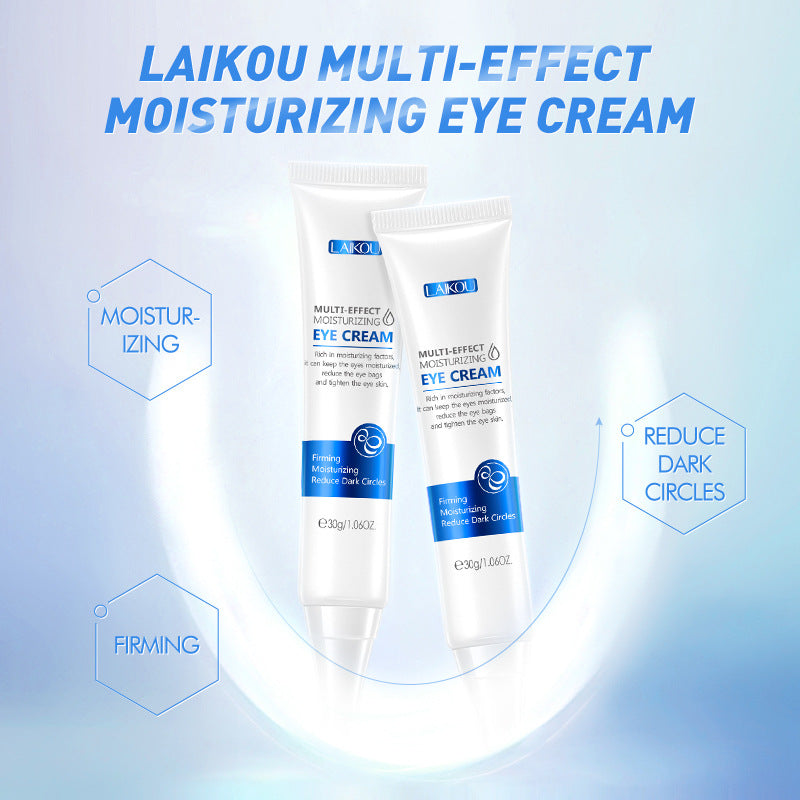 Laikoo Hydrating Eye Cream 30G - Anti-Aging Moisturizer for Dark Circles & Puffiness | Cruelty-Free Skincare | Perfect for Night Routine & Travel