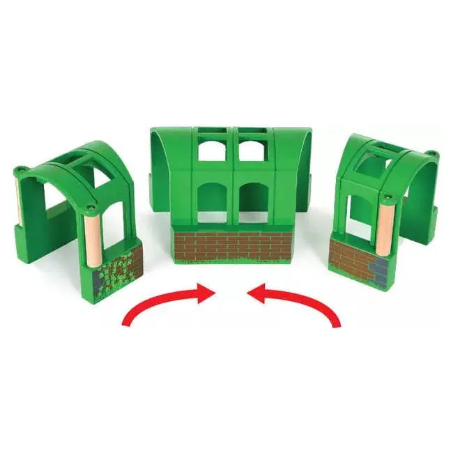 Brio Flexible Tunnel - Expandable Play Tunnel for Kids & Pets - Indoor & Outdoor Crawling Fun - Perfect for Playtime, Hideouts & Sensory Play