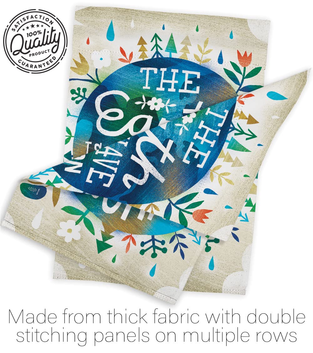 Breeze Decor Earth House Flag Set 28x40