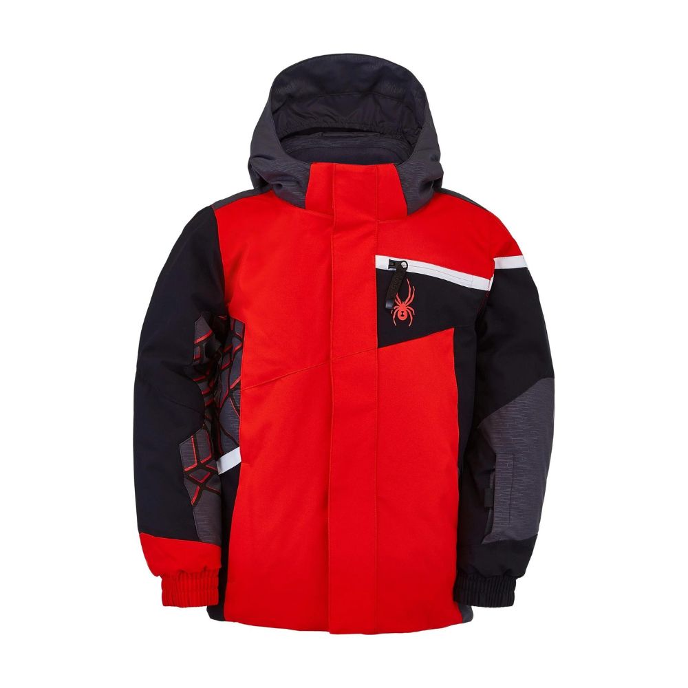 Spyder Mini Challenger Boys Ski Jacket - Waterproof Winter Jacket for Kids - Warm & Windproof Snow Jacket for Boys - Perfect for Skiing, Snowboarding & Outdoor Winter Activities