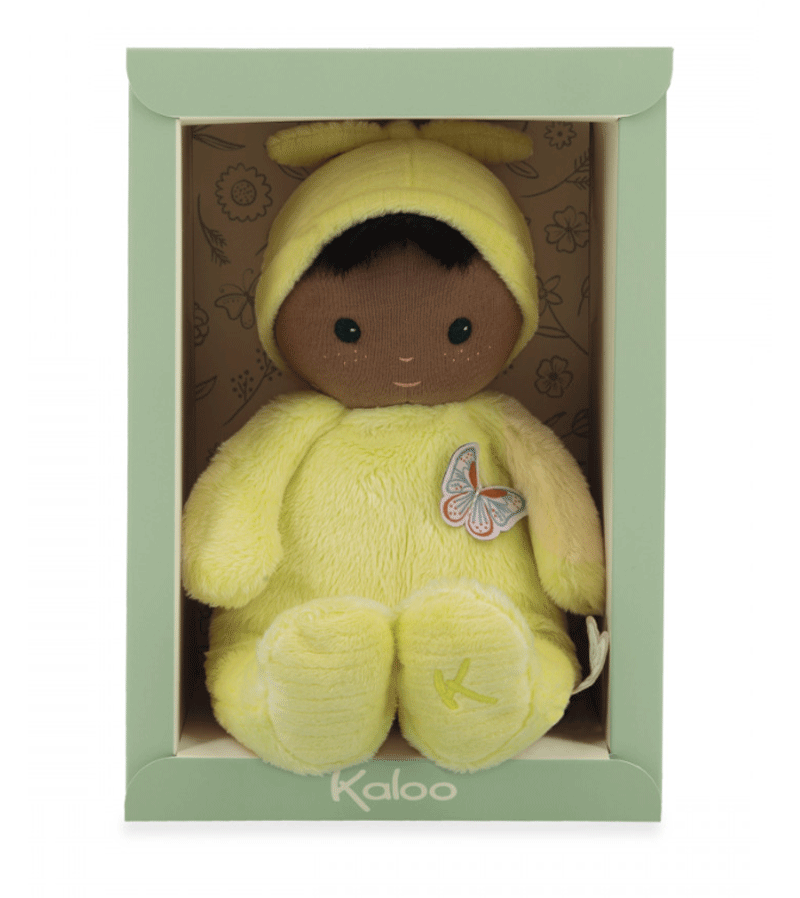 Kaloo Mimosa Fabric Tendre Baby Doll - Soft Plush Stuffed Animal Toy for Kids, Perfect Gift for Newborns & Toddlers | Nursery Decor, Birthday Present, Cuddly Companion