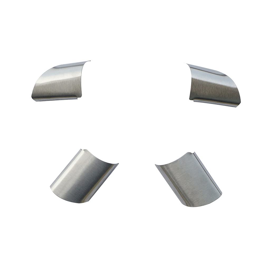 Stainless Steel Steering Wheel Cover Frame - 4 PCS Sequin Trim Decoration for Ford Focus MK2 2005-2011 - Car Interior Accessories for Enhanced Style & Grip - Perfect for Daily Commute & Road Trips