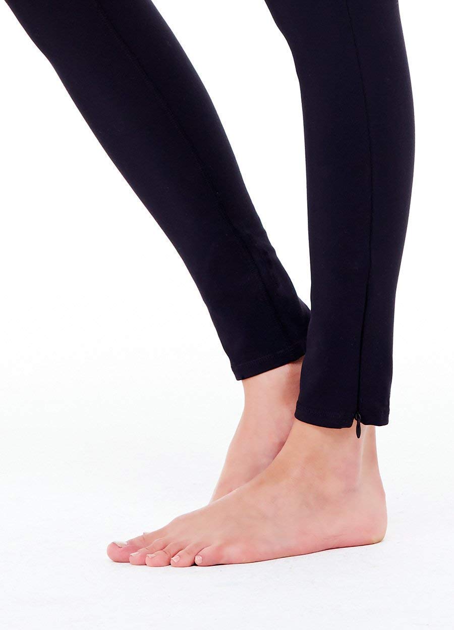 Ingrid & Isabel Maternity Ankle Zip Legging - Comfortable Stretchy Pregnancy Pants for Workouts & Everyday Wear | Perfect for Yoga, Running & Maternity Fashion
