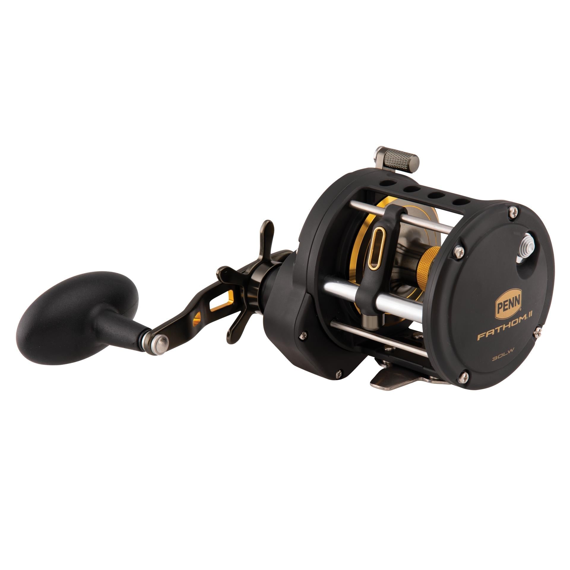 PENN Fathom™ II Level Wind Conventional Fishing Reel - Saltwater & Freshwater Trolling Reel for Offshore & Inshore Fishing