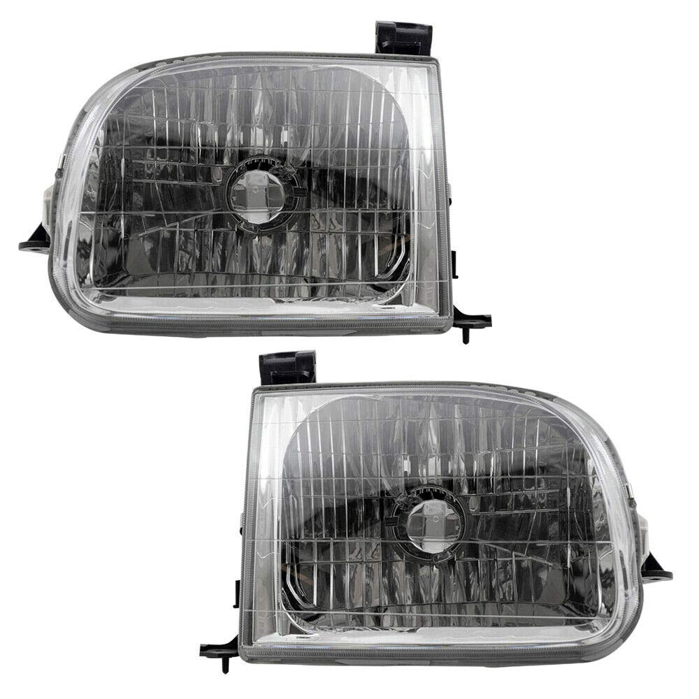 Gevog Replacement Headlights for 2000-2004 Toyota Tundra Regular Access Truck - High Performance LED Headlamps Set for Night Driving & Off-Road Adventures