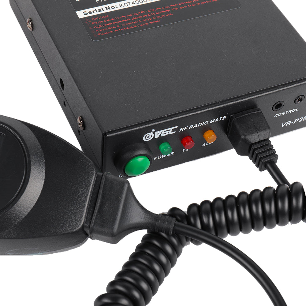 VGC VR P25UD UHF Radio Amplifier - 40W Power Boost for Analog & DMR Modes | Auto Mode Switching | Ideal for Emergency Responders, Security Teams & Outdoor Adventures
