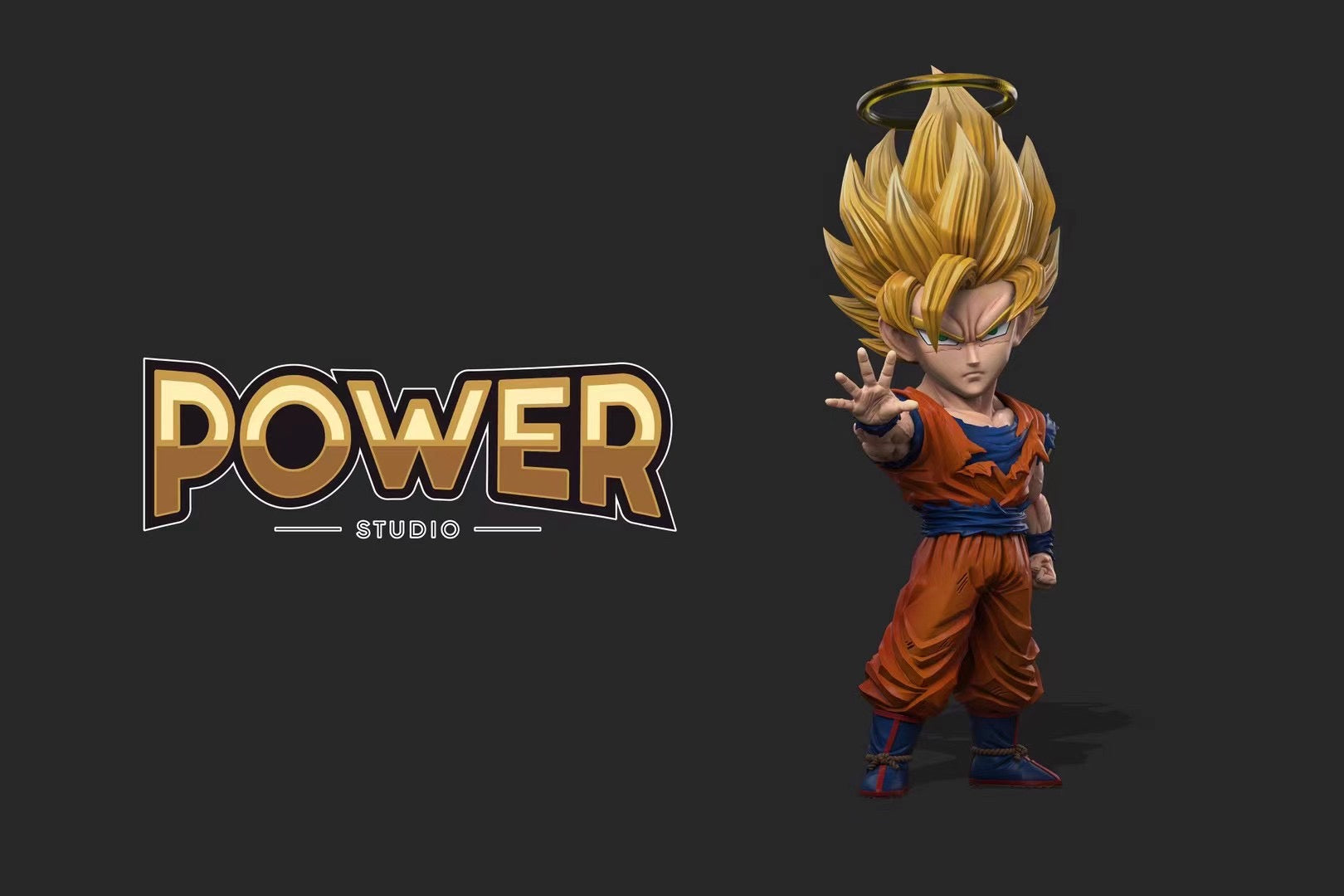 Power Studio Goku Action Figure - Dragon Ball Z Collectible Toy for Anime Fans | Perfect for Display, Cosplay, and Gift Giving