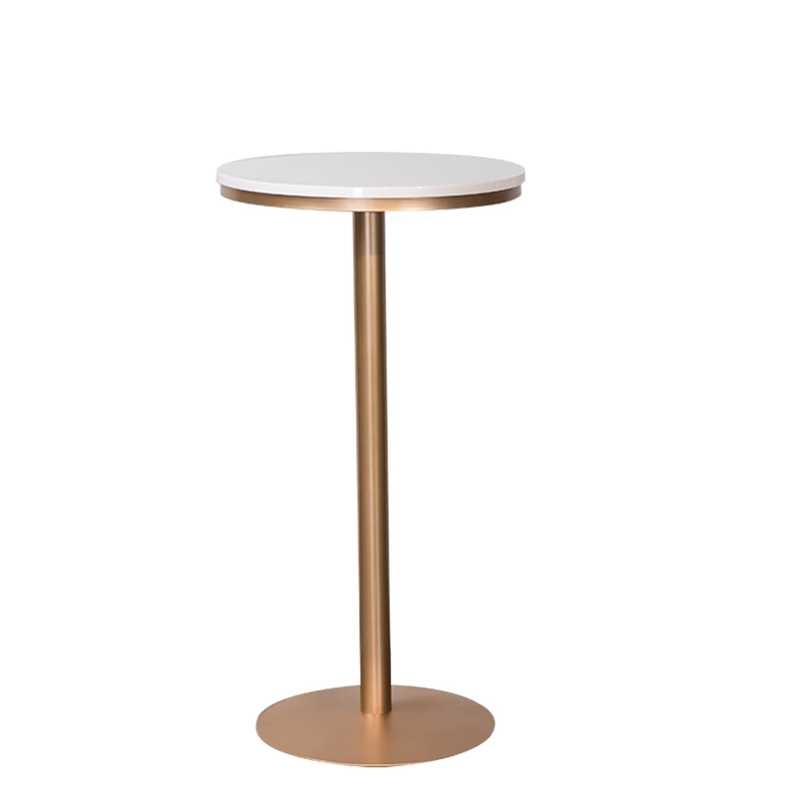 WanhaoShop Bistro Table Set - 2-Piece Iron Bar Height Table and Chair Combo for Kitchen, Dining Room, or Outdoor Patio - Small Round High Top Table with Matching Stool - Perfect for Breakfast Nook, Coffee Corner, or Home Bar Area
