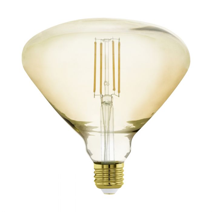 4.5W E27 2200K Dimmable LED BR150 Amber Light Bulb - Warm White Vintage Edison Bulb for Home, Restaurant, and Cafe Lighting