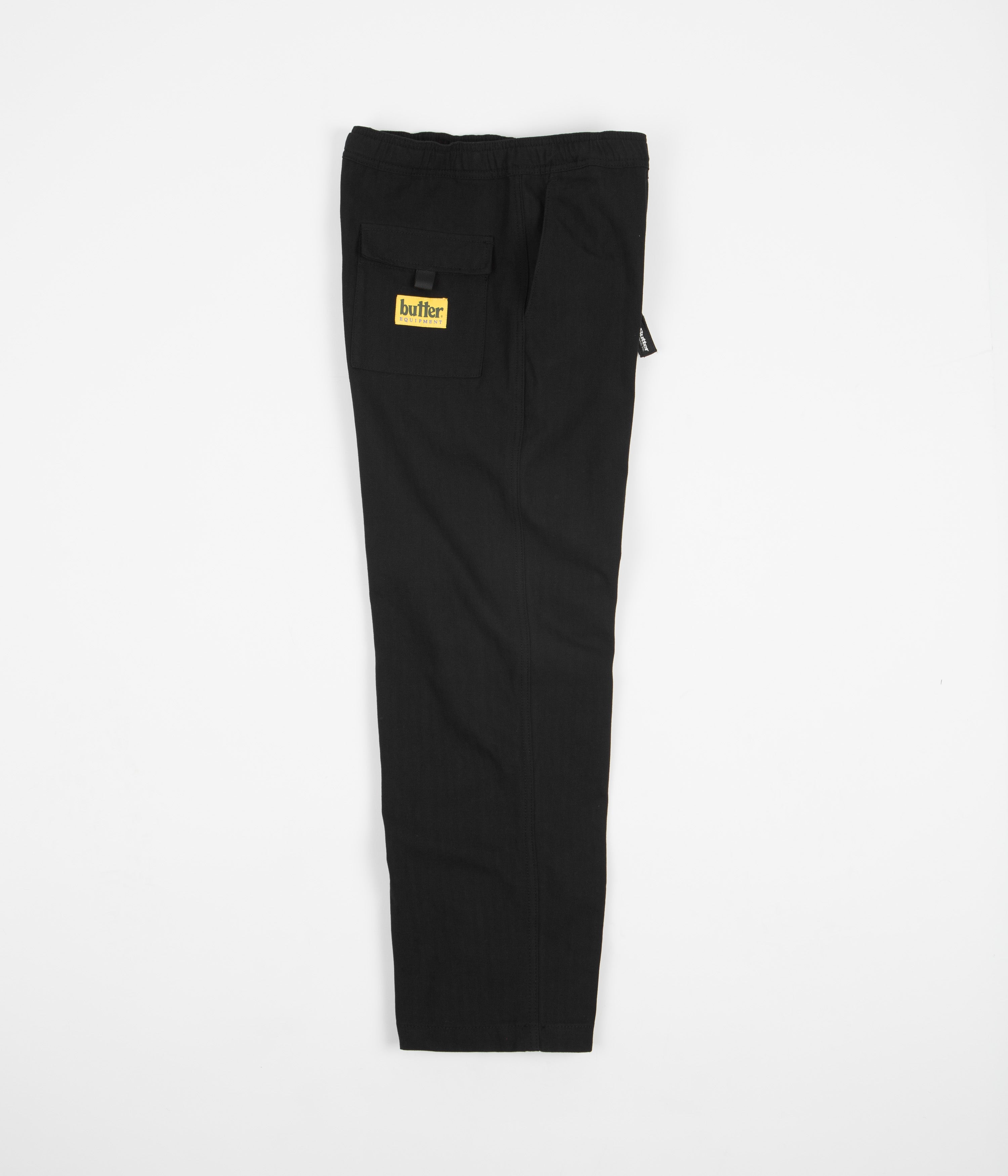 Butter Goods Herringbone Hike Pants for Men - Durable Outdoor Hiking Trousers in Black | Perfect for Camping, Trekking & Adventure Travel