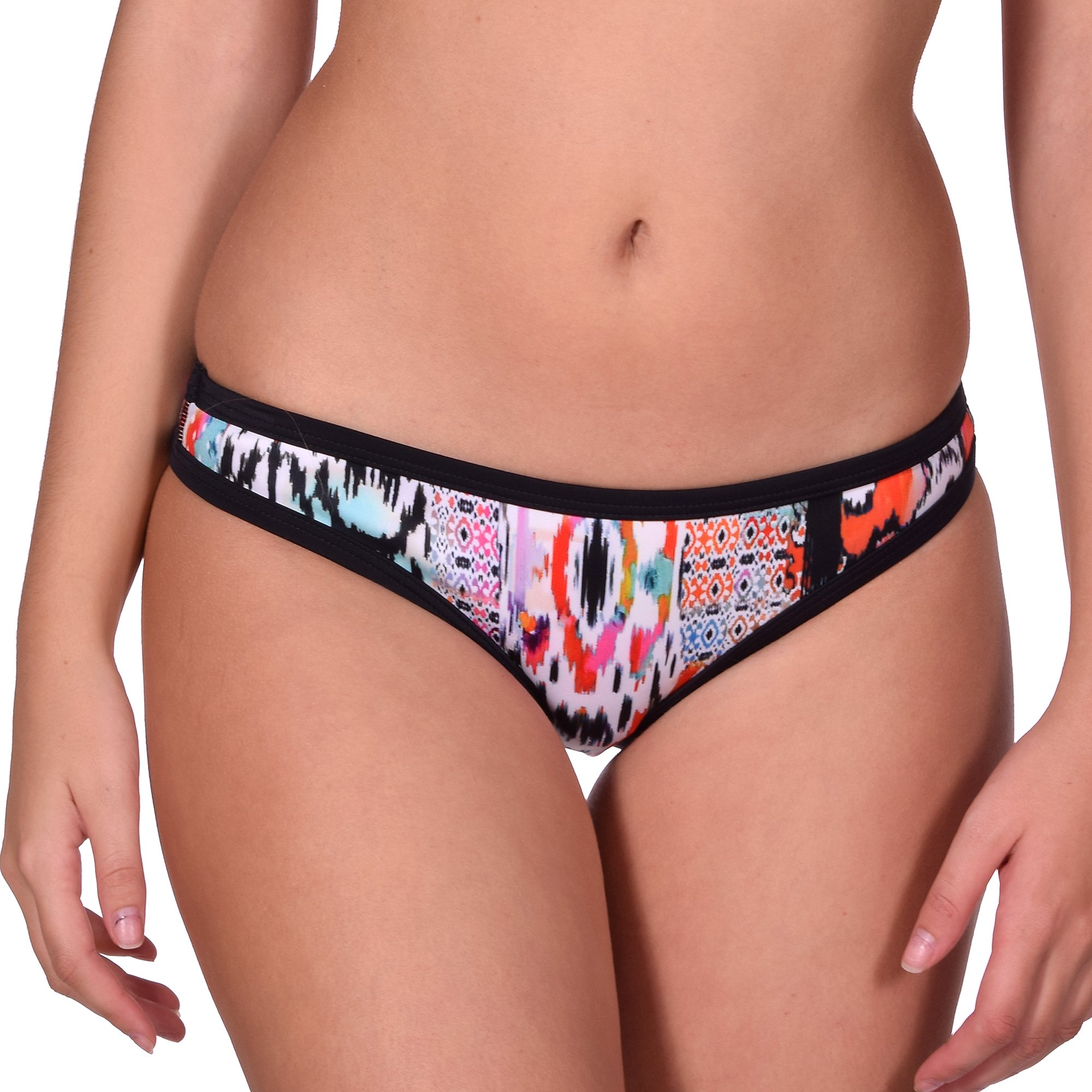 Seafolly Women's Standard Beach Gypsy Scuba Hipster Bikini Bottom Swimsuit - High Waisted Swimwear for Women, Comfortable & Stylish Swim Bottom for Beach, Pool & Vacation