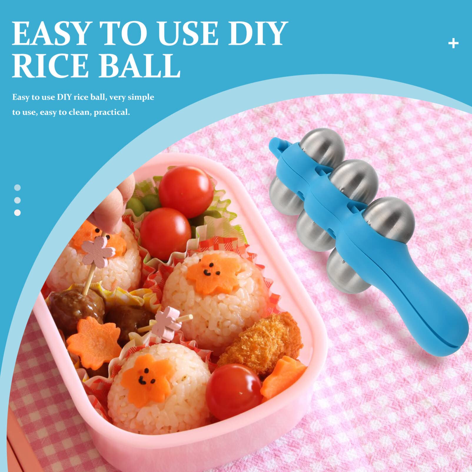 Premium Rice Ball Mold & Sushi Maker Kit - DIY Onigiri & Sushi Roller Shaper Tool for Home & Restaurant Use - Perfect for Bento Boxes, Parties & Japanese Cuisine