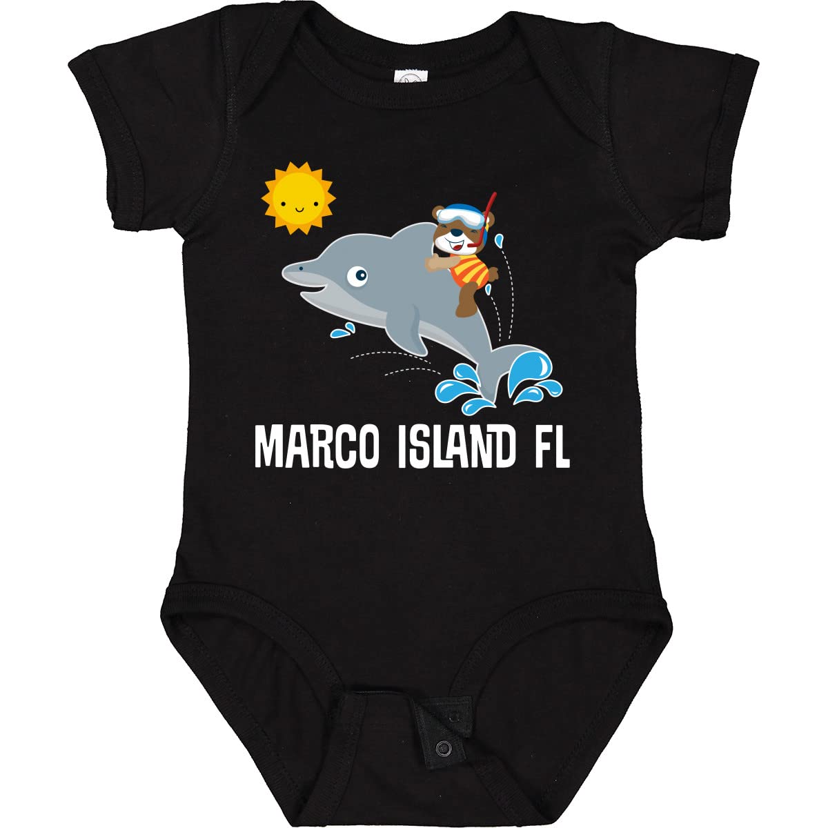 Inktastic Marco Island Florida Vacation Baby Bodysuit - Cute Infant Onesie for Beach Trips & Family Holidays - Perfect Gift for Newborns & Toddlers