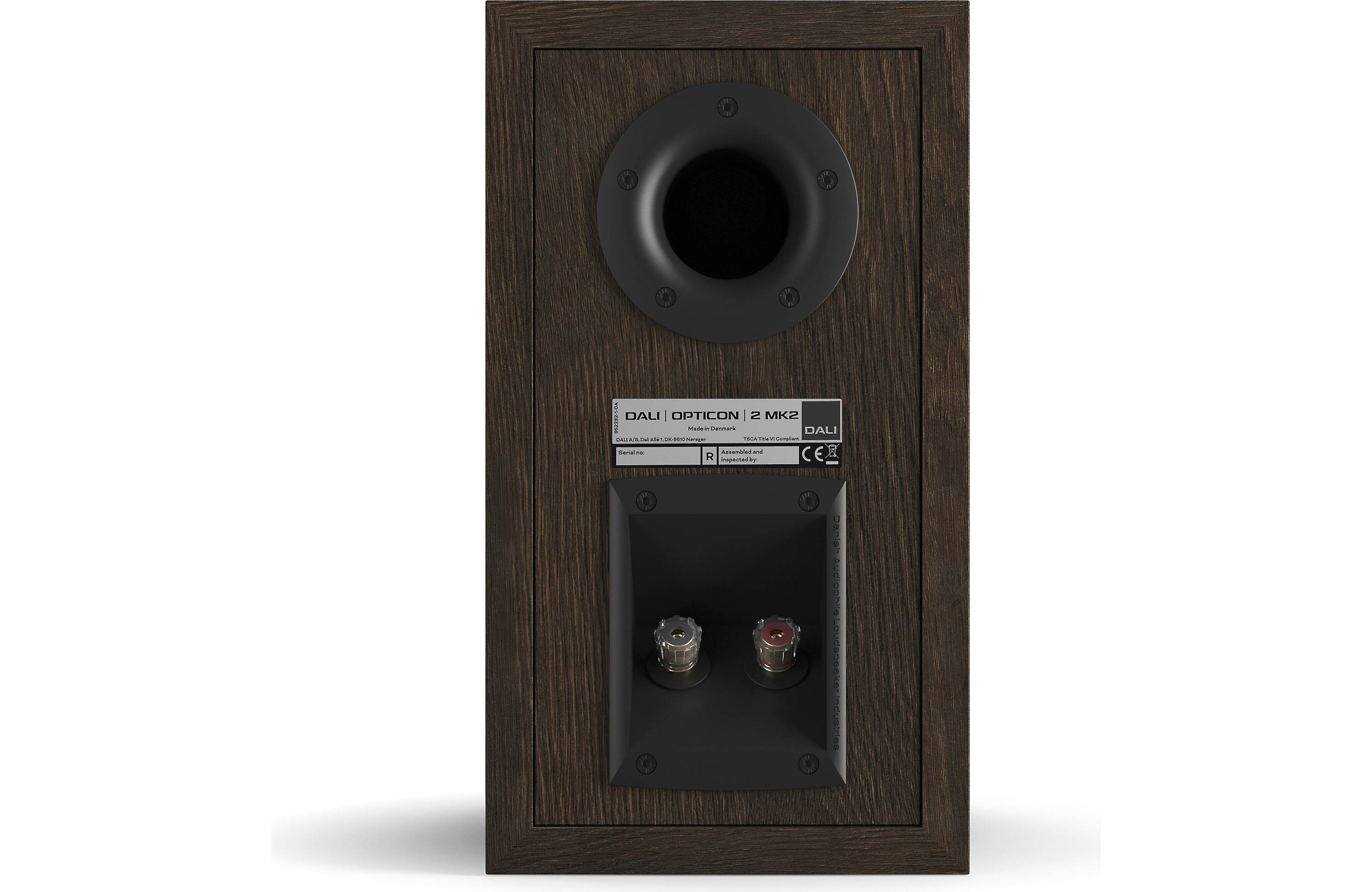 Dali Opticon 2 MK2 Bookshelf Speakers - Premium 2-Way Stand Mount Monitor Loudspeakers (Pair) for Home Audio, Studio Monitoring & Hi-Fi Systems