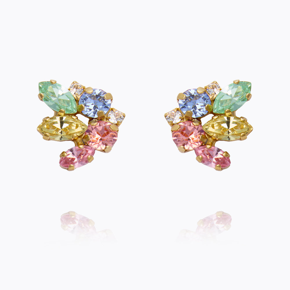 Petite Cora Earrings - Pastel Color Combo | Dainty Stud Earrings for Women | Perfect for Everyday Wear, Parties & Gifts