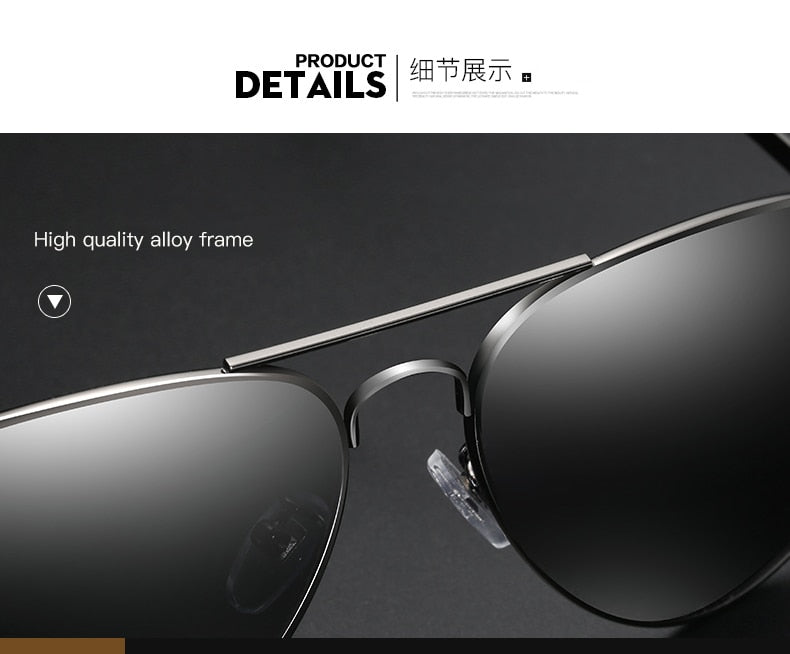 Aidien Unisex Full Rim Alloy Oval Myopic Reading Glasses Sunglasses 6606 - Stylish Prescription Eyewear for Reading & Outdoor Use