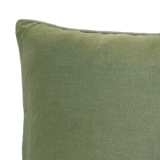 Zaab Geneva Olive Square Filled Cushion 50 x 50cm - Soft Decorative Throw Pillow for Sofa, Bed, Living Room & Home Decor