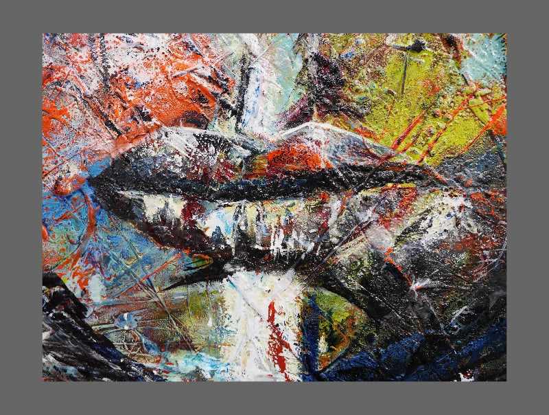 Abstract Realism Aboriginal Warrior Art Print - Unique Indigenous Wall Decor for Home & Office - Perfect for Living Room, Bedroom, or Gallery Display