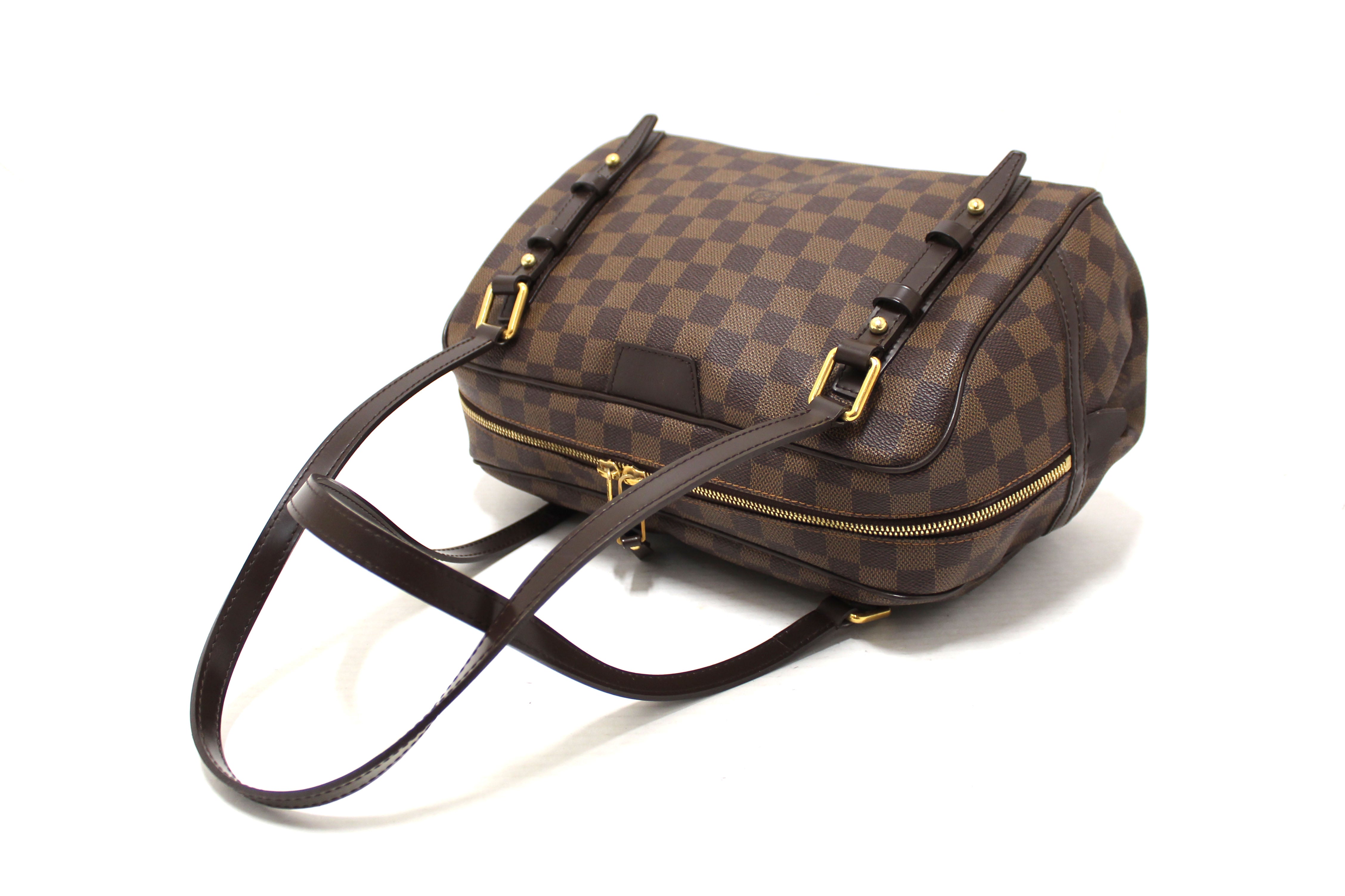 Authentic Louis Vuitton Damier Ebene Rivington PM Shoulder Bag for Women | Luxury Designer Handbag | Perfect for Work, Travel & Everyday Use