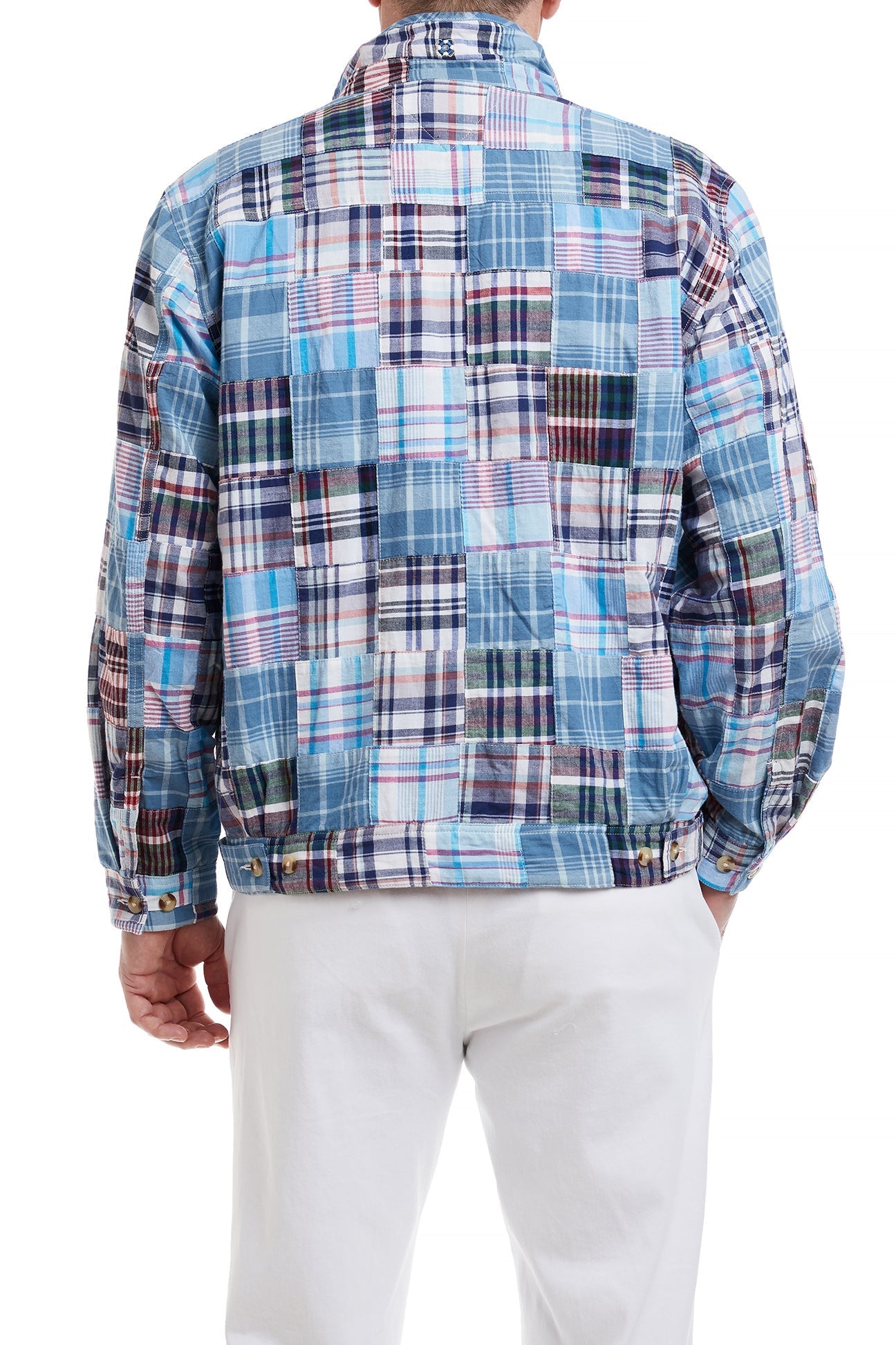 Mariner Jacket with Seapoint Patch - Madras Style Waterproof Windbreaker for Men & Women - Perfect for Sailing, Fishing & Outdoor Adventures