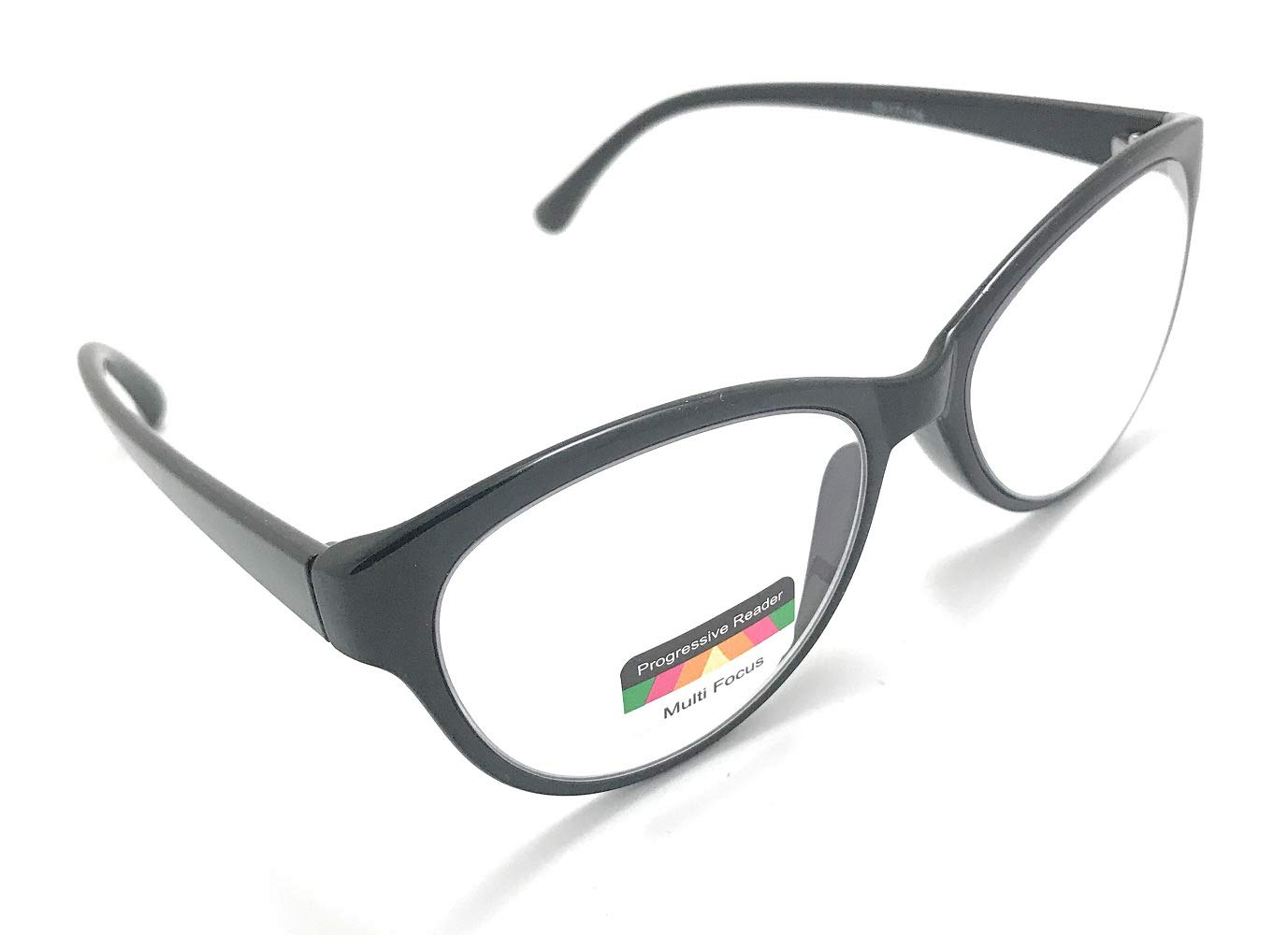Cat Eye Multi-Focus Progressive Reading Glasses for Women - 3 Magnification Levels (1.0, 1.5, 2.0) - Stylish Bifocal Readers for Computer, Reading & Close Work
