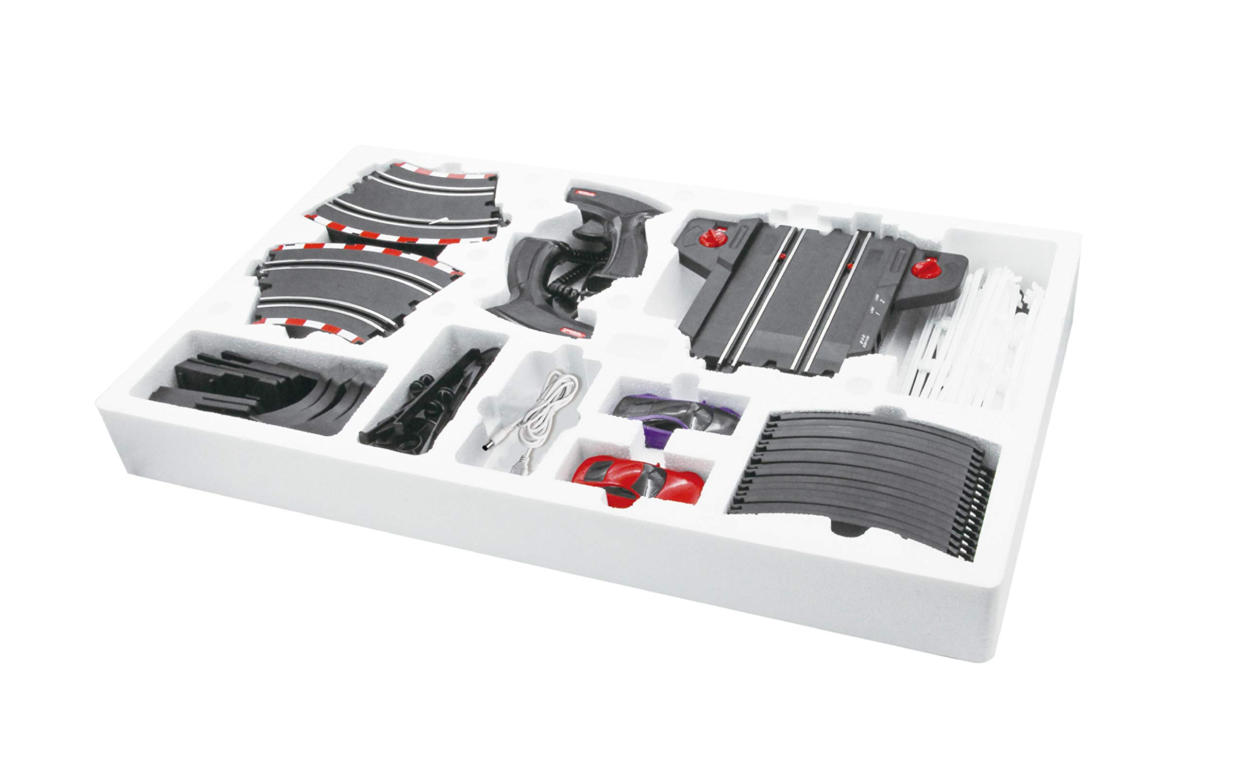 552 USB Power Slot Car Racing Set - High Speed Electric Race Track Toy for Kids & Adults - Perfect for Home Play, Parties & Competitive Racing
