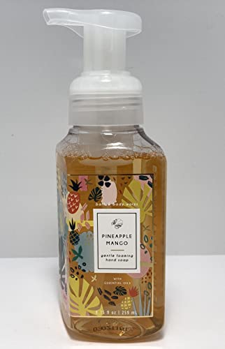 Bath & Body Works Gentle Foaming Hand Soap - Pineapple Mango Scent | Moisturizing & Refreshing for Daily Hand Washing at Home, Office, or Kitchen