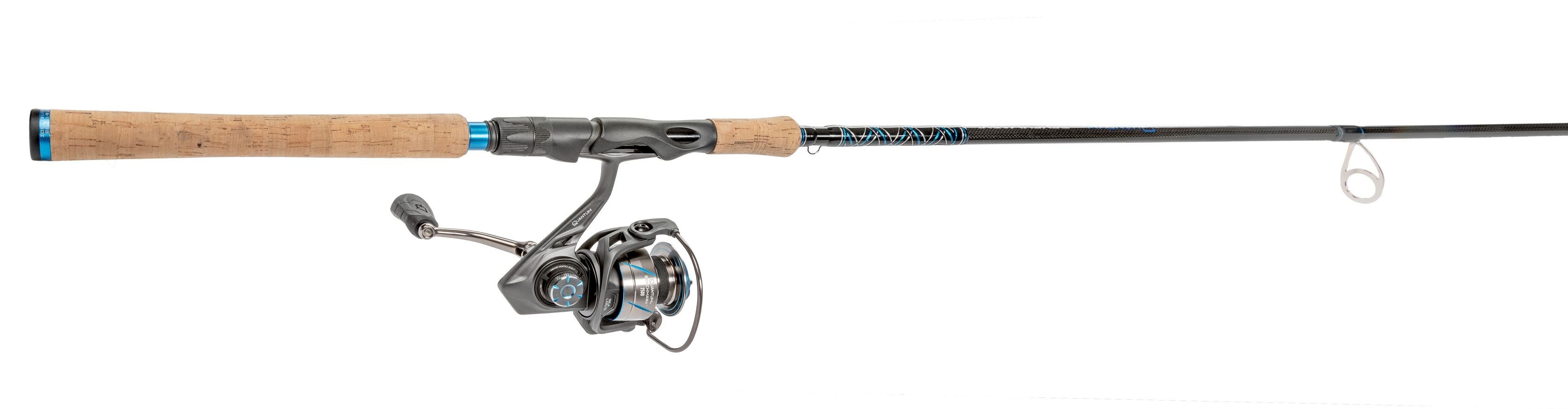 Quantum Benchmark Spinning Combo - Premium Fishing Rod and Reel Combo for Freshwater & Saltwater Anglers | Perfect for Bass, Trout, and Walleye Fishing | Ideal for Shoreline, Boat, and Kayak Fishing Adventures