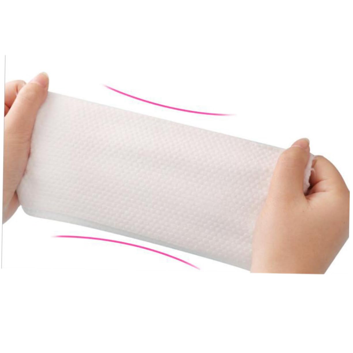 6 Rolls Face Towel Makeup Remover Wipes - Dry & Wet Cleansing Tissues for Gentle Skin Care - Perfect for Travel, Gym & Daily Makeup Removal (White)