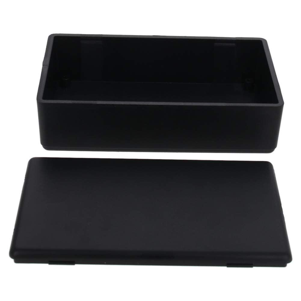 5Pcs Black ABS Plastic Electronic Junction Box - 100x60x25mm Waterproof Project Enclosure for Circuit Boards, DIY Electronics & Outdoor Wiring Projects - Aicosineg