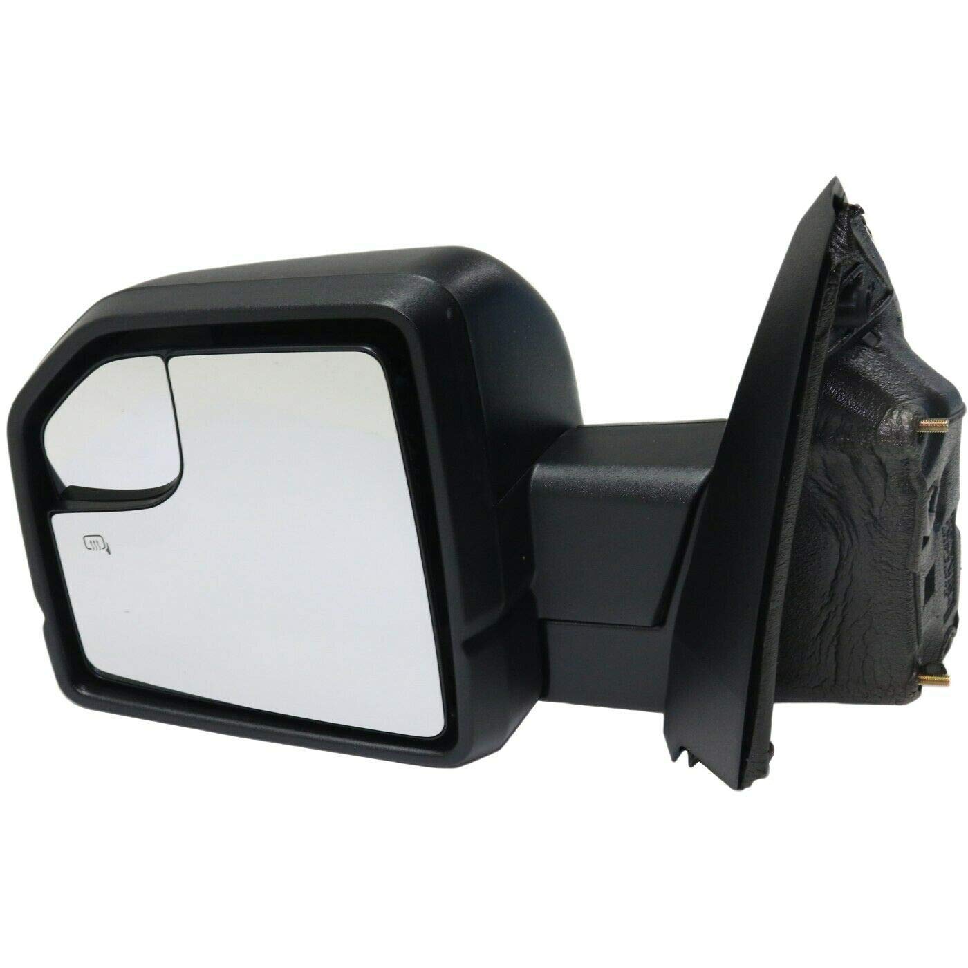 2015-2018 Ford F-150 Left Side Heated Driver Side Mirror Replacement - OEM FO1320523 - Perfect for Winter Driving & Enhanced Visibility