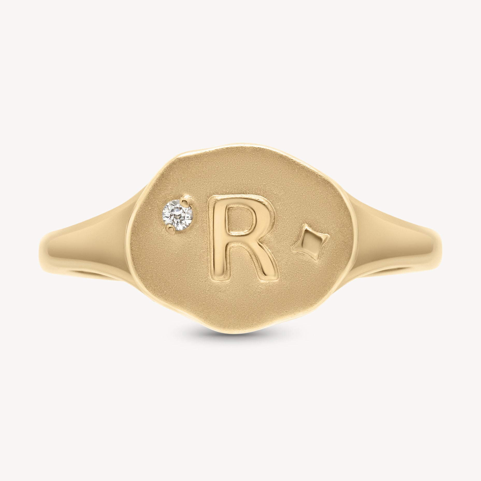 Athena Initial Ring - Personalized Silver Name Ring for Women, Custom Engraved Jewelry Gift - Perfect for Birthdays, Anniversaries & Everyday Wear