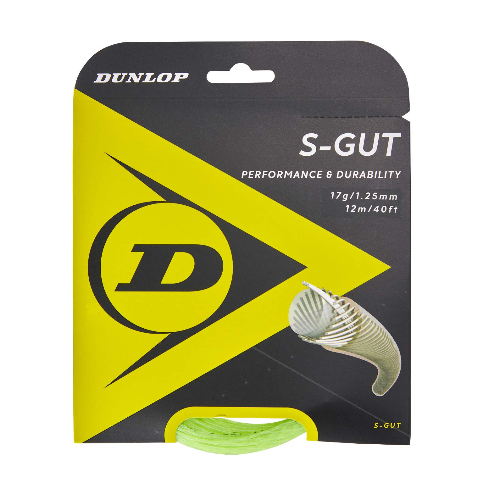 Dunlop Sports Tennis String - Premium Synthetic Gut for Enhanced Power & Control | Perfect for Recreational & Competitive Players