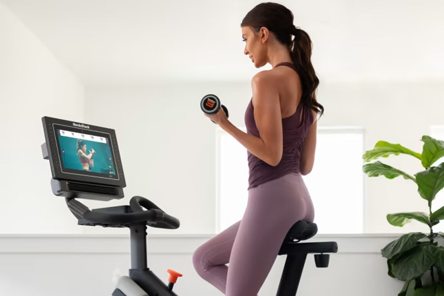 NordicTrack S15i Commercial Studio Cycle - Indoor Exercise Bike for Home Gym, Cardio Workout & Fitness Training - Perfect for Spin Classes & Weight Loss