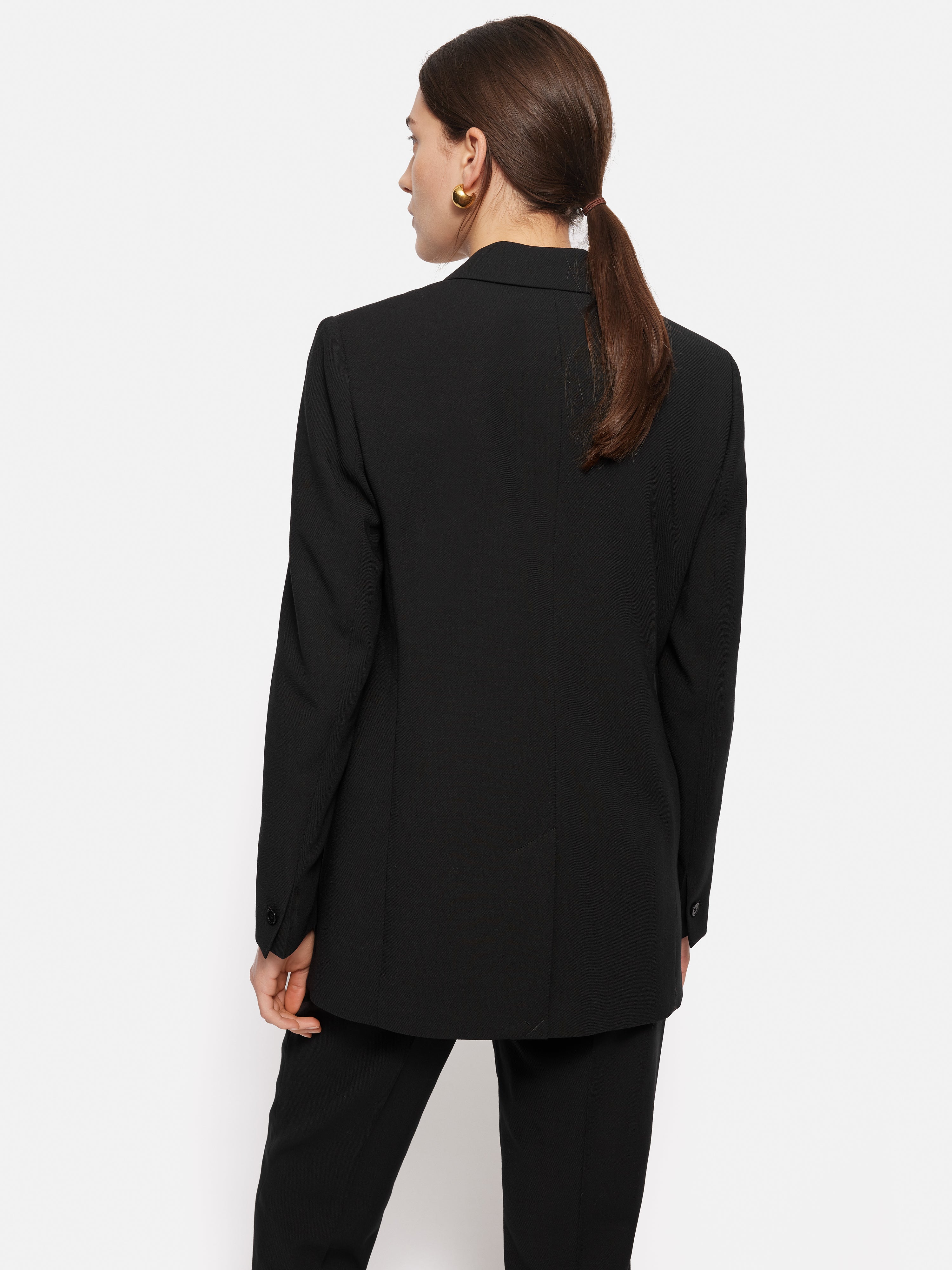 Premium Fluid Twill Knox Blazer for Men - Slim Fit Business Casual Jacket in Classic Black | Perfect for Office Wear, Business Meetings & Formal Events