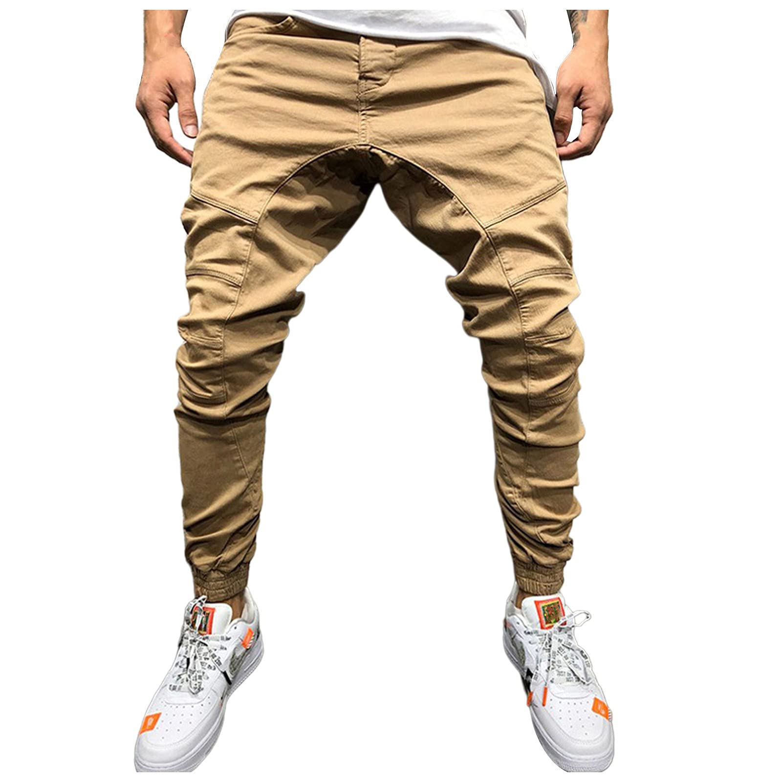 YKARITIANNA Men's Cotton Jogger Pants - Casual & Sports Wear for Gym & Outdoors