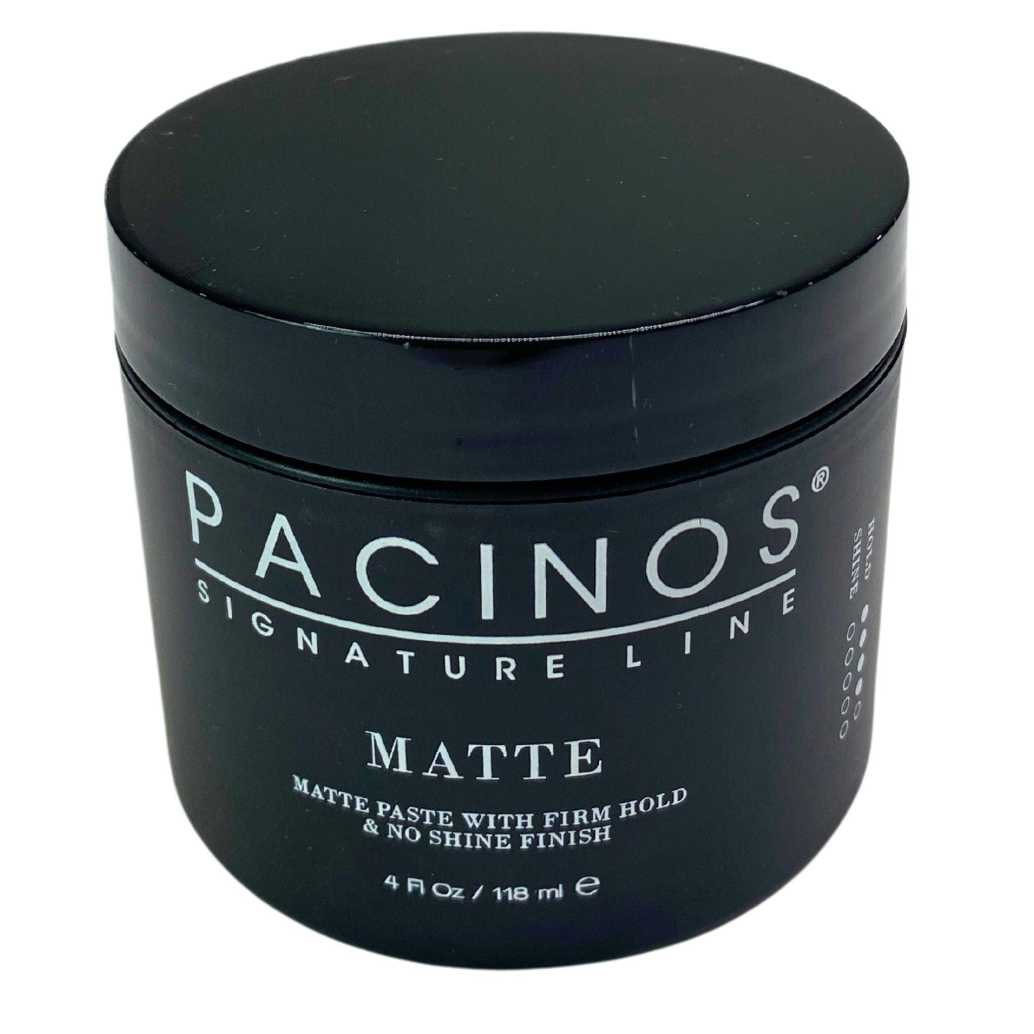 Pacinos Signature Line Pomade - Flexible Hold & High Shine Hair Styling Wax (4oz, 30-Pack) for Men's Grooming, Classic Hairstyles & Special Occasions
