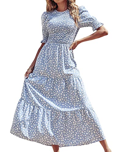 Dot Blue White