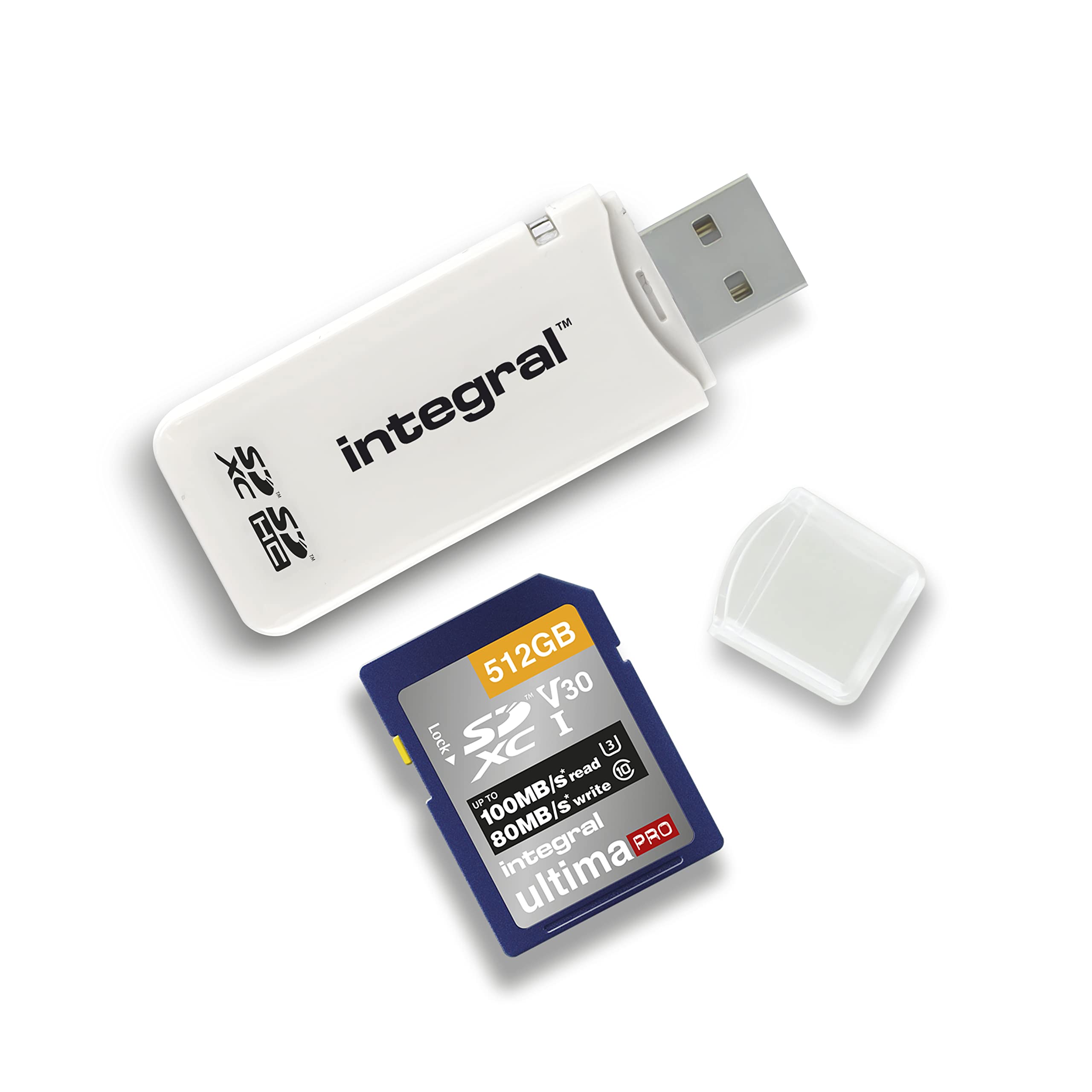High-Speed USB 2.0 SD Card Reader - Plug & Play for PC & Mac | Compatible with SD/SDHC/SDXC Memory Cards | Perfect for Photo Transfer, Data Backup & File Management
